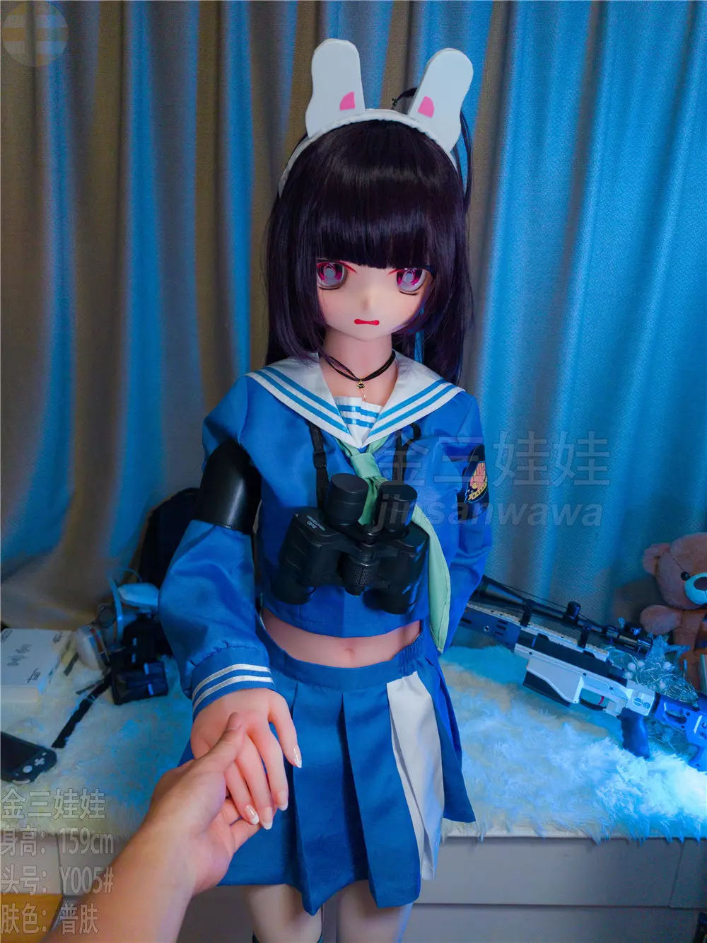 WM S-TPE 159cm (5ft2) Anime TPE Sex Doll with PVC Head #Y005